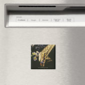 Zwemstaartje Butterfly op bloem, dichtbij Magneet (Insitu (Vaatwasser))