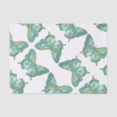 Zwemstaartvlinderontwerp op tissuepapier (Voorkant)