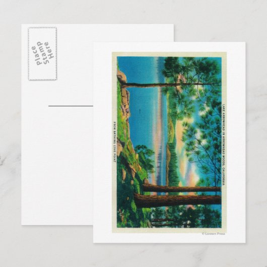 Zwemsteenpunt bij het Arrowaddenmeer Briefkaart (Voorkant / Achterkant)