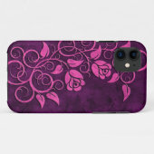 ZwemsteenRozen, paars Case-Mate iPhone Case (Achterkant (horizontaal))