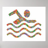 Zwemsucces Poster (Voorkant)