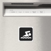 Zwemsymbool Magnet (Insitu (Vaatwasser))