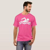 Zwemsymbool T-shirt (Voorkant volledig)