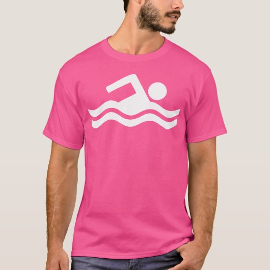 Zwemsymbool T-shirt (Voorkant)