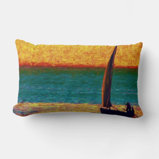 Zwemt de Vreedzame Visserij van de boot het Lot Kussen (Voorkant)