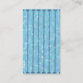 Zwemteam Coach Zwemles Zwembad Cleaner Visitekaartje (Achterkant)