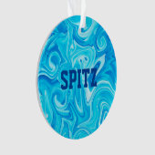 Zwemteam NAAM Blauw Water Sportjaar Ornament (voorkant)