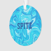 Zwemteam NAAM Blauw Water Sportjaar Ornament (voorkant)