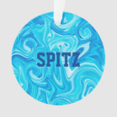 Zwemteam NAAM Blauw Water Sportjaar Ornament (voorkant)