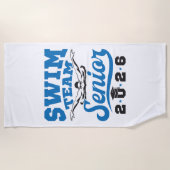 Zwemteam Senior 2026 Strandlaken (Voorkant)