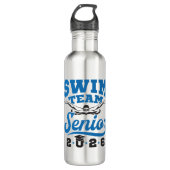 Zwemteam Senior 2026 Waterfles (Voorkant)