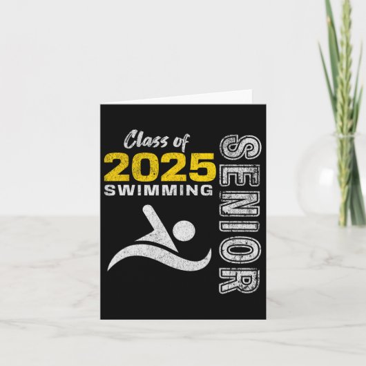 Zwemteam Senior CL van 2025 - Afstuderen 2025 Kaart (Voorkant)