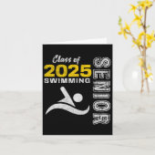 Zwemteam Senior CL van 2025 - Afstuderen 2025 Kaart (Gele Bloem)