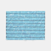 Zwemteam zwembad zwemmen fleece deken (Voorkant (Horizontaal))