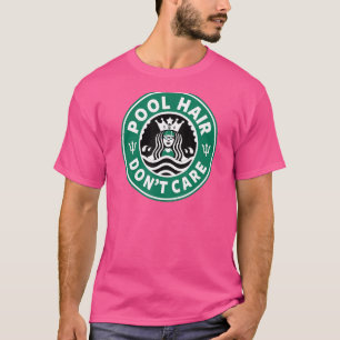 Zwemteam zwemt Parody Pool Hair niet om T-shirt