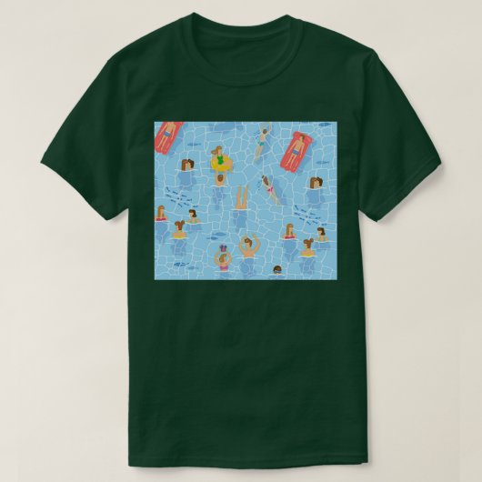 Zwemtijd T-shirt (Design voorkant)