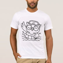 Zwemuil Schattige Stijlvol T-Shirt