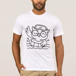 Zwemuil Schattige Stijlvol T-Shirt