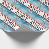 Zwemvakantiegeschenk Cadeaupapier (Hoek)