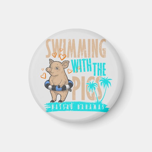 Zwemvarken Nassau Bahama's magneet vakantie cruise (Voorkant)