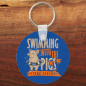 Zwemvarkens Bahama's Vakantie Bahama's Cruise Sleutelhanger (Voorkant)