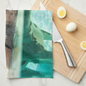 Zwemvarkens van Exuma Theedoek (Quarter Fold)