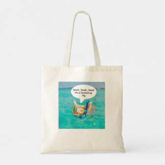Zwemvarkens worden in de Pond gesnorkeld Tote Bag