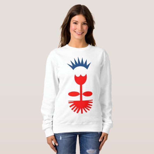 Zwemvederhemd VAN ROOIENDE vrouwen Trui (Voorkant volledig)