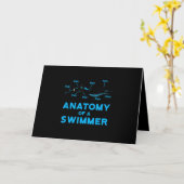 Zwemveer geeft anatomie van een zwemmer kaart (Gele Bloem)