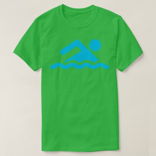Zwemverzoek andere kleuren t-shirt (Design voorkant)