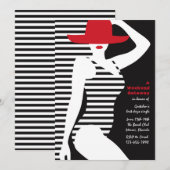 Zwemverzorgingsuitnodiging Kaart (Voorkant / Achterkant)