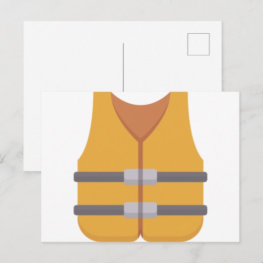 zwemvest briefkaart (Voorkant / Achterkant)