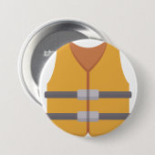 zwemvest ronde button 7,6 cm (Voorkant /achterkant)