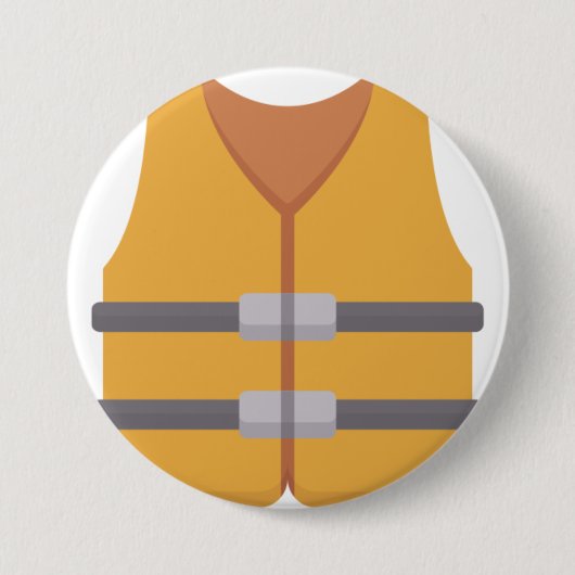 zwemvest ronde button 7,6 cm (Voorkant)