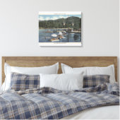 Zwemvesten, zwemmers in de grot canvas afdruk (Insitu (Slaapkamer))