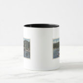 Zwemvesten, zwemmers in de grot mok (Midden)