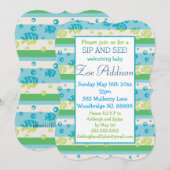 Zwemvissen Baby Sip en See Kaart (Voorkant / Achterkant)