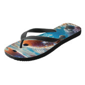Zwemvissen paar Teenslippers (Schuin)