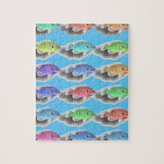 Zwemvisserij Legpuzzel (Verticaal)