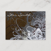 Zwemvlies Chcolaat en rook Visitekaartje (Achterkant)