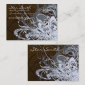 Zwemvlies: Chocolade en Lavender Visitekaartje (Voorkant / Achterkant)