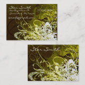 Zwemvlies Chocolade met PeaPods Visitekaartje (Voorkant / Achterkant)