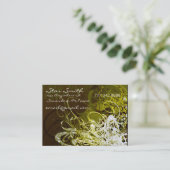 Zwemvlies Chocolade met PeaPods Visitekaartje (Staand voorkant)