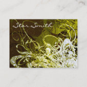 Zwemvlies Chocolade met PeaPods Visitekaartje (Achterkant)