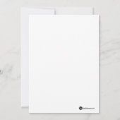 Zwemvogel Blue Boy Baby shower Kaart (Achterkant)