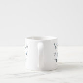 Zwemvogels in vluchtillustratie espresso kop (Achterkant)