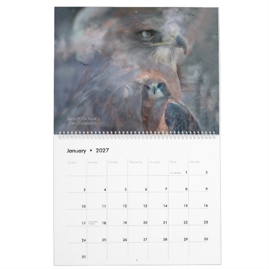 Zwemvogels van prooikalender 2015 kalender (Jan 2027)