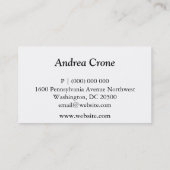  Zwemvogels Visitekaartje (Achterkant)