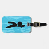 Zwemvormig Bagagelabel (Voorkant horizontaal)