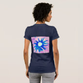 Zwemvormig driftwood-walvis t-shirt (Achterkant volledig)